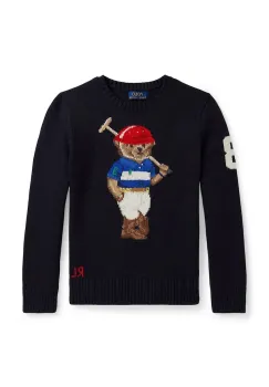 Polo Ralph Lauren pulover de bumbac pentru copii imagine