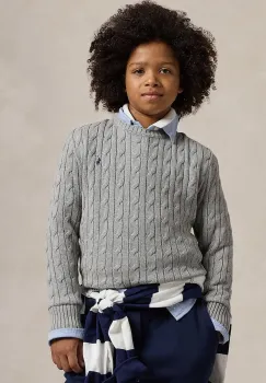 Polo Ralph Lauren pulover de bumbac pentru copii imagine