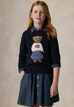Polo Ralph Lauren pulover de bumbac pentru copii imagine
