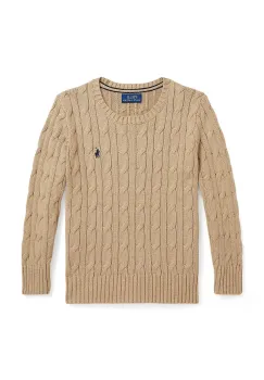 Polo Ralph Lauren pulover de bumbac pentru copii imagine