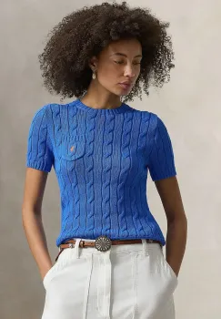 Polo Ralph Lauren pulover de dama din bumbac imagine