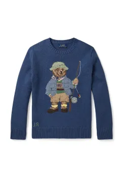 Polo Ralph Lauren pulover pentru copii, din bumbac imagine