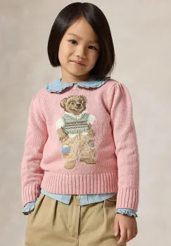 Polo Ralph Lauren pulover pentru copii din bumbac imagine