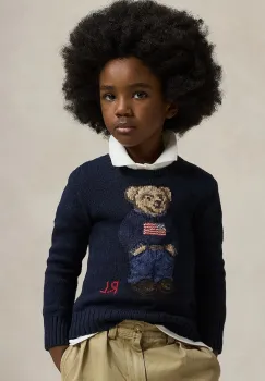 Polo Ralph Lauren pulover pentru copii din bumbac imagine