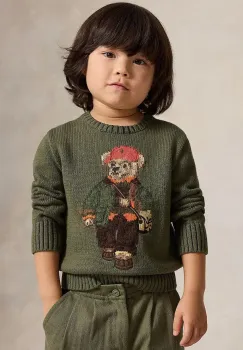 Polo Ralph Lauren pulover pentru copii din bumbac imagine