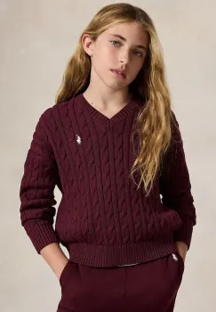 Polo Ralph Lauren pulover pentru copii din bumbac imagine
