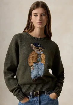 Polo Ralph Lauren pulover pentru femei din bumbac imagine
