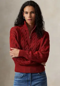 Polo Ralph Lauren pulover pentru femei din bumbac imagine