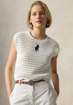 Polo Ralph Lauren pulover pentru femei din bumbac imagine