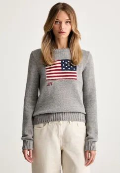 Polo Ralph Lauren pulover pentru femei din bumbac imagine