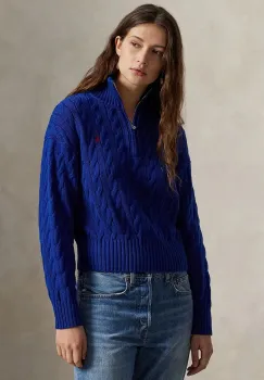 Polo Ralph Lauren pulover pentru femei din bumbac imagine