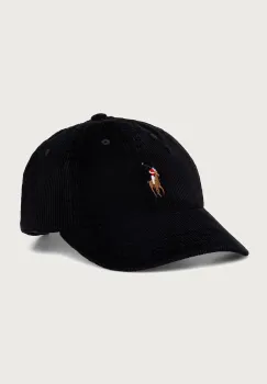 Polo Ralph Lauren sapca pentru femei din catifea reiata imagine