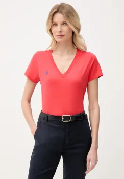 Polo Ralph Lauren tricou basic pentru femei, din bumbac imagine