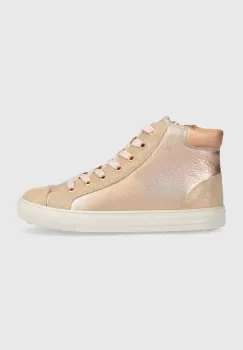 Pom D'api tenisi din piele copii SWAG ZIP LACE culoarea roz imagine