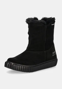 Primigi cizme de iarna pentru copii din piele intoarsa culoarea negru, PWE GTX 69382 imagine