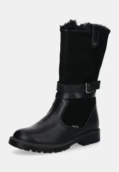Primigi ghete de iarna pentru copii din piele culoarea negru, PHRGT 68746 imagine