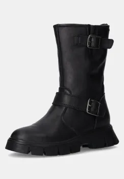 Primigi ghete de iarna pentru copii din piele culoarea negru, PNDGT 68770 imagine