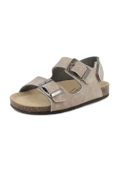 Primigi sandale din piele intoarsa pentru copii culoarea bej, PBK 79352 imagine
