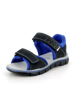 Primigi sandale din piele intoarsa pentru copii culoarea bleumarin, PTV 78951 imagine