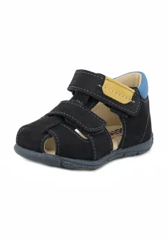 Primigi sandale din piele intoarsa pentru copii culoarea bleumarin, PYK 79115 imagine