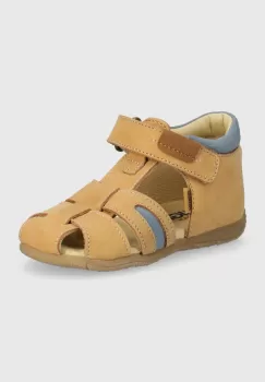 Primigi sandale din piele intoarsa pentru copii culoarea maro imagine