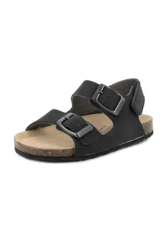 Primigi sandale din piele intoarsa pentru copii culoarea negru, PBK 79352 imagine