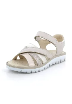 Primigi sandale din piele pentru copii culoarea bej, PAX 78910 imagine