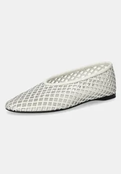 Proenza Schouler balerini de piele Tee culoarea bej, SH251015A imagine