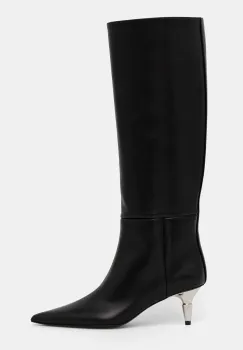 Proenza Schouler ghete de piele Spike femei, culoarea negru, cu toc cui, PS43071A imagine