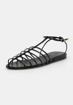 Proenza Schouler sandale Tee femei, culoarea negru, SH251004 imagine