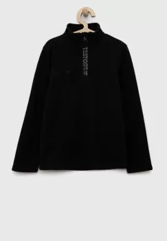 Protest bluza copii culoarea negru, neted imagine