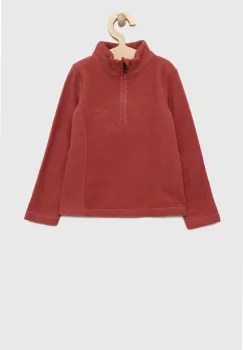 Protest bluza copii culoarea rosu, neted imagine