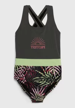 Protest costum de baie dintr-o bucata pentru copii PRTTARAH culoarea verde imagine