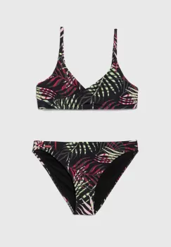 Protest costum de baie pentru copii din doua piese PRTISOLDE culoarea negru imagine