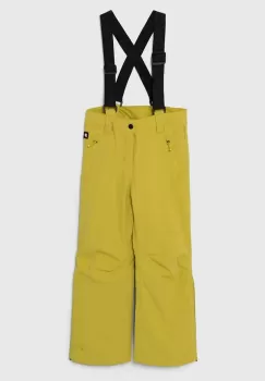 Protest pantaloni de schi pentru copii culoarea verde imagine