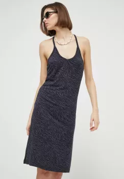 Protest rochie culoarea negru, mini, drept imagine