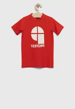 Protest tricou copii PRTBERENT JR culoarea rosu imagine