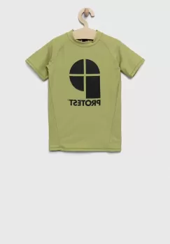 Protest tricou copii PRTBERENT JR culoarea verde imagine