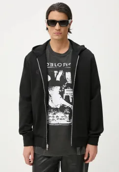 PS Paul Smith bluza barbati, culoarea negru, cu gluga, neted, M2R.098Z.N22194 imagine