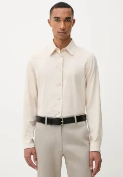 PS Paul Smith camasa de lana culoarea bej, cu guler clasic, regular, M2R-687U-T22487 imagine