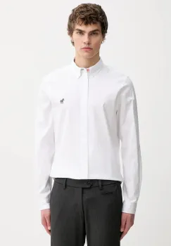 PS Paul Smith camasa din bumbac cu guler button-down, slim, M2R-599R-PZEBRA imagine