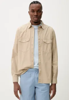 PS Paul Smith camasa din bumbac culoarea bej, cu guler clasic, regular, M2R.412Z.P21477 imagine