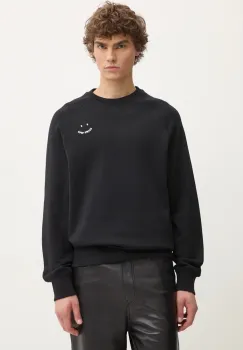 PS Paul Smith hanorac de bumbac barbati, culoarea negru, neted, M2R.958XE.N22126 imagine
