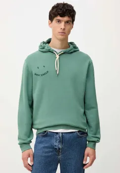PS Paul Smith hanorac de bumbac culoarea verde, cu gluga, cu imprimeu, M2R-217Z-T22469 imagine