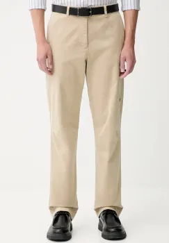 PS Paul Smith pantaloni culoarea bej, drept, M2R-632Z-T22377 imagine