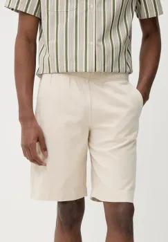 PS Paul Smith pantaloni scurti din amestec de in barbati, culoarea bej, M2R.699P.P22319 imagine