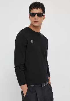 PS Paul Smith pulover de bumbac culoarea negru, light imagine