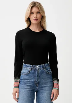 PS Paul Smith pulover de lana culoarea negru, light, W2R-577N-T31327 imagine