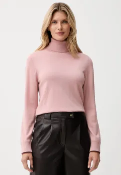 PS Paul Smith pulover de lana culoarea roz, light, cu guler, W2R-596N-T31366 imagine