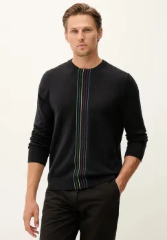 PS Paul Smith pulover din amestec de lana culoarea negru, light, M2R-491Z-T22513 imagine